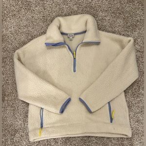 J. Crew Heritage Half Zip Polartec Sherpa Pullover